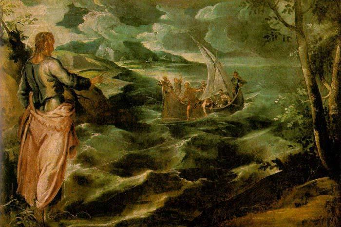Tintoretto Christ at the Sea of Galilee China oil painting art
