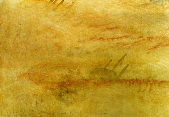 J.M.W.Turner lost to all hope China oil painting art