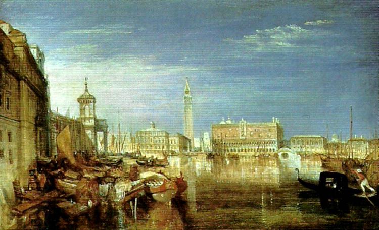 J.M.W.Turner bridge of sighs, ducal palace and custom house China oil painting art