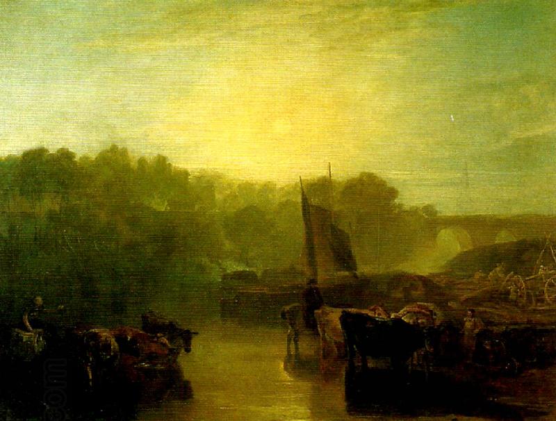 J.M.W.Turner dorchester mead oil painting picture