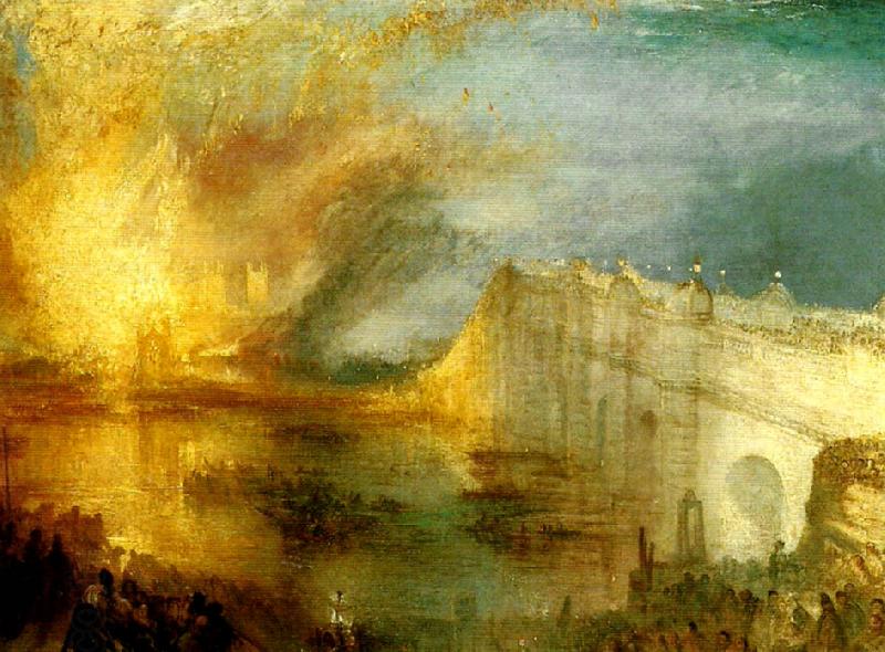J.M.W.Turner the burning of the house of lords and commons China oil painting art