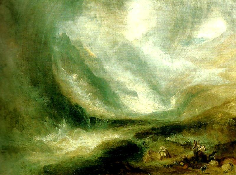 J.M.W.Turner snow- storm avalanche and inundation-a scene in the upper part of the val d'aouste piedmont China oil painting art