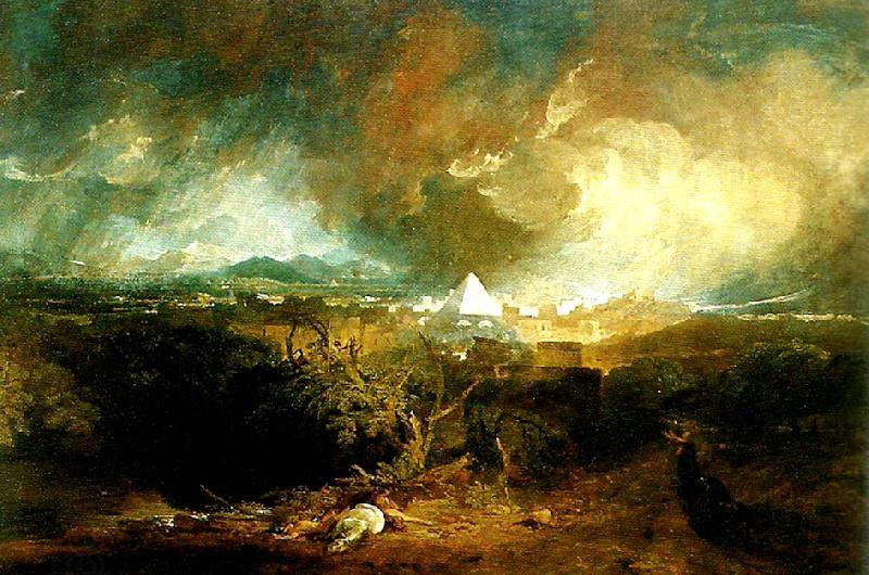 J.M.W.Turner the fifth plague of egypt China oil painting art