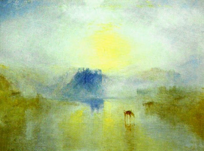J.M.W.Turner norham castle, sunrise China oil painting art