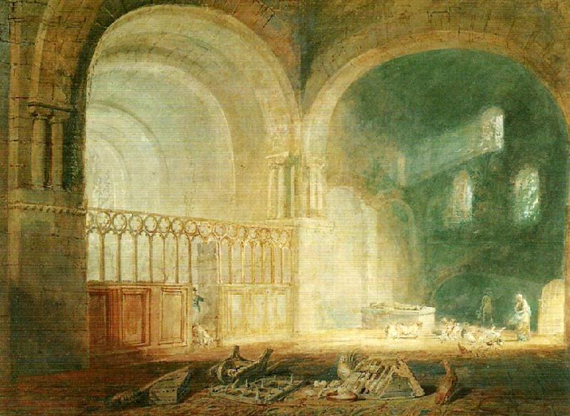 J.M.W.Turner trancept of ewenny priory China oil painting art