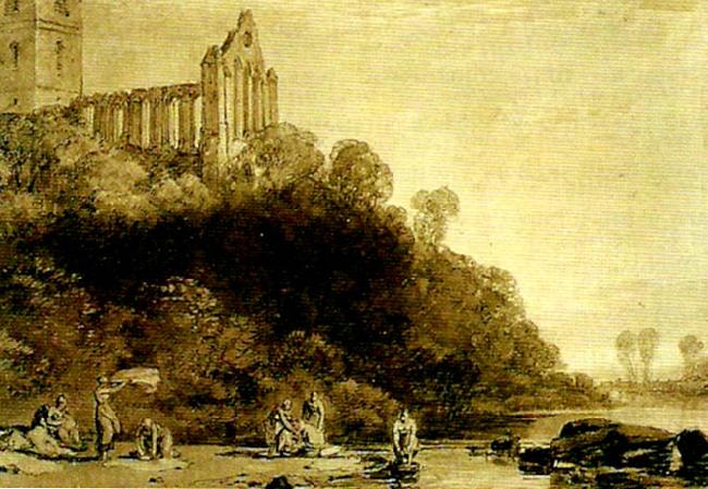 J.M.W.Turner dumblain abbey, scotland oil painting picture