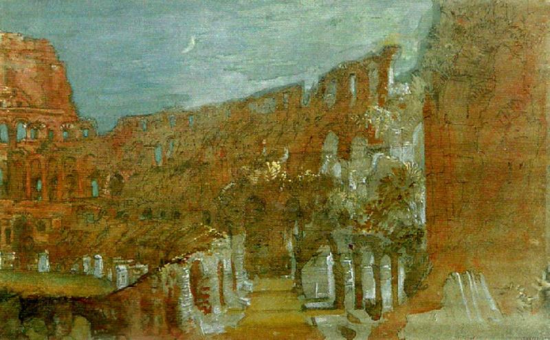 J.M.W.Turner the colosseum by moonlight China oil painting art