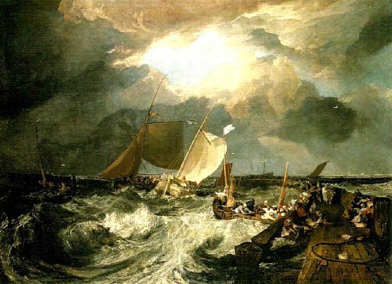 J.M.W.Turner calais pier oil painting picture