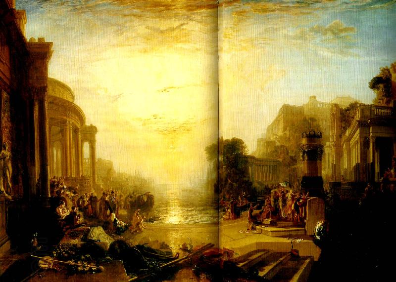 J.M.W.Turner the deline of the carthaginian empire China oil painting art