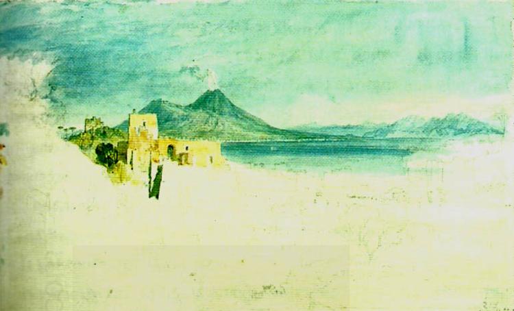 J.M.W.Turner view of naples in the distance China oil painting art
