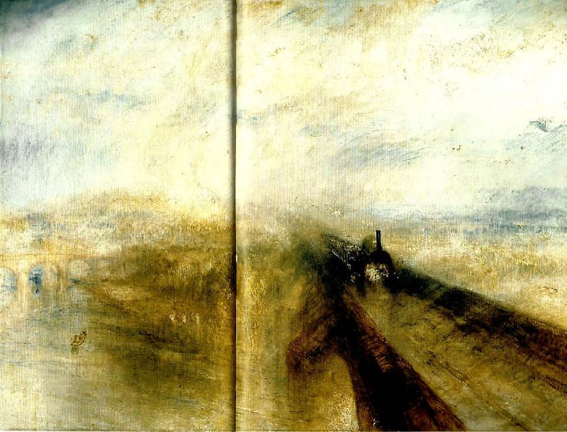 J.M.W.Turner rain, steam and speed oil painting picture