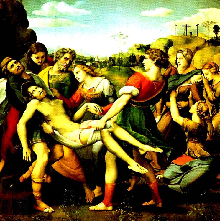 Raphael la mise au tombeau oil painting picture
