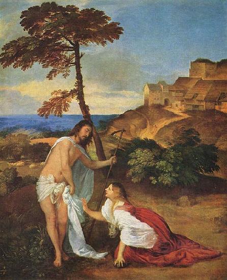 Titian Christus und Maria Magdalena oil painting picture