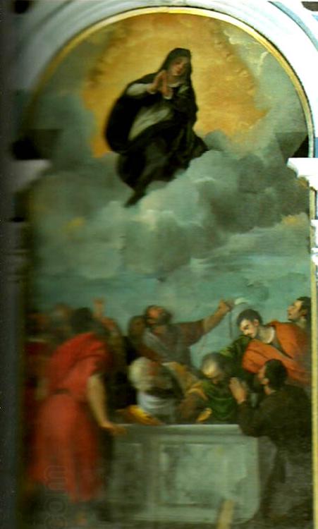 Titian l, assomption de la vierge oil painting picture