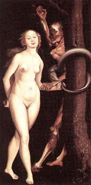 Baldung Eve Serpent and Death China oil painting art