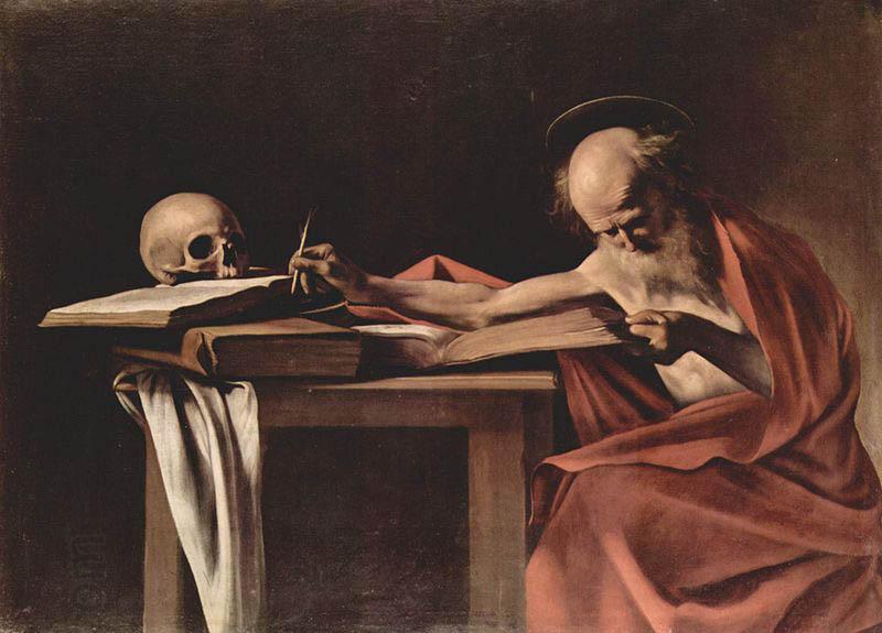 Caravaggio Hl. Hieronymus beim Schreiben China oil painting art