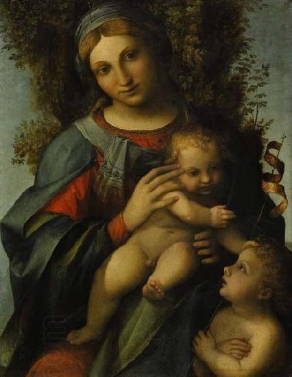 Correggio Madonna and Child with infant St John the Baptist China oil painting art