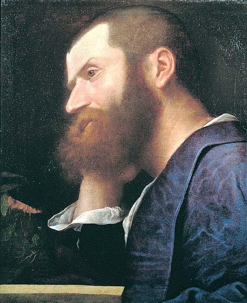 Titian Pietro Aretino, first portrait by Titian oil painting picture