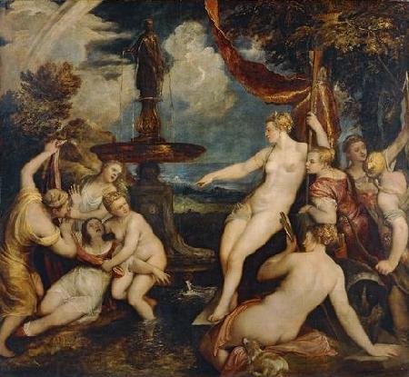 Titian Diana and Callisto by Titian oil painting picture