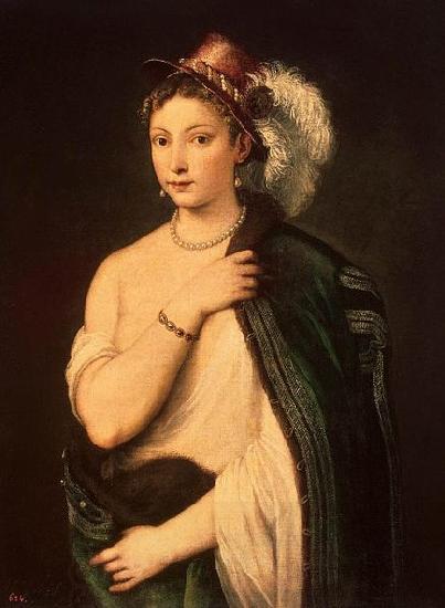 Titian Female Portrait China oil painting art