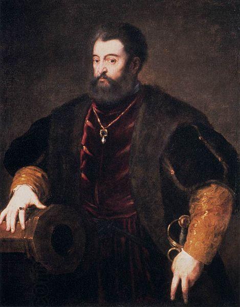 Titian Duke of Ferrara oil painting picture