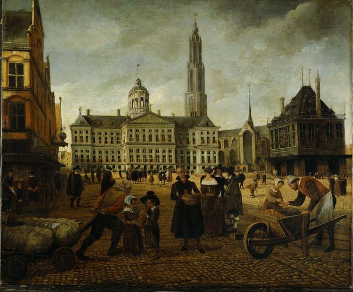 Anonymous Dam Square. China oil painting art