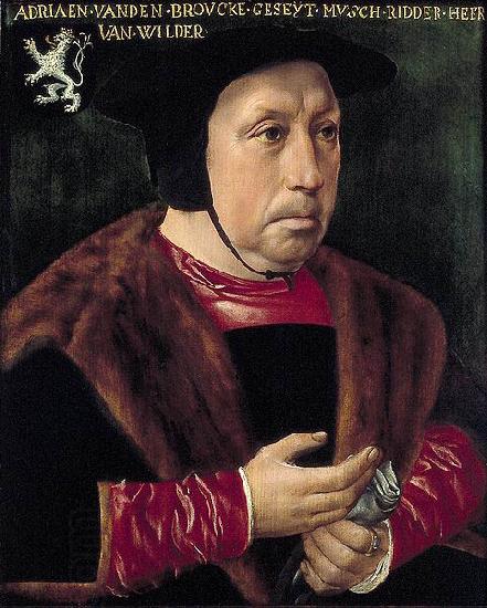 Anonymous Portret van Adriaen van den Broucke, genaamd Musch, Heer van Wildert China oil painting art