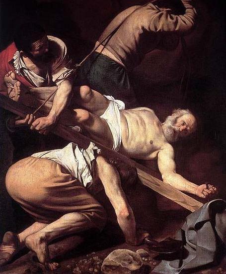 Caravaggio Crucifiction of St. Peter China oil painting art