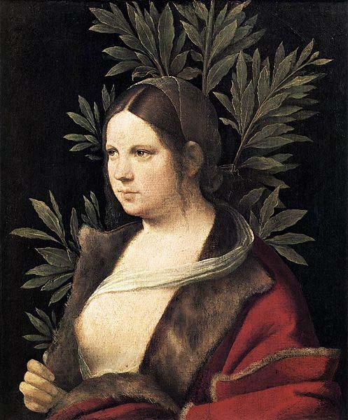 Giorgione Portrait of a Young Woman oil painting picture