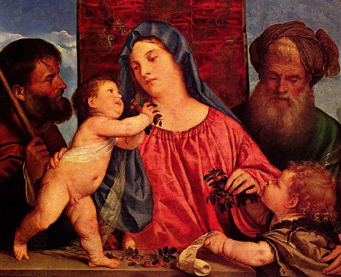 Titian Kirschen-Madonna China oil painting art
