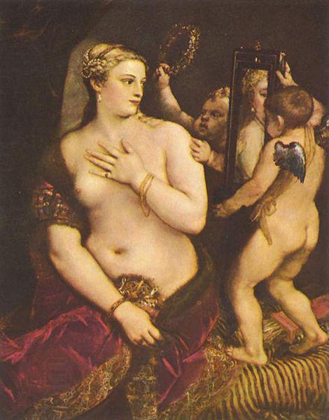 Titian Venus mit Spiegel oil painting picture