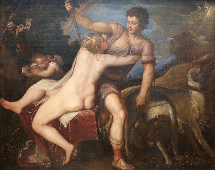 Titian Venus and Adonis China oil painting art