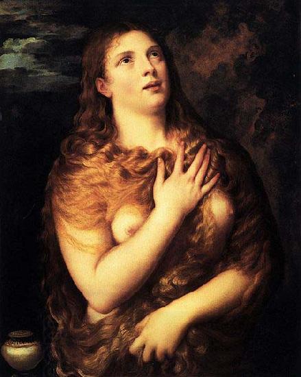 Titian St Mary Magdalene oil painting picture