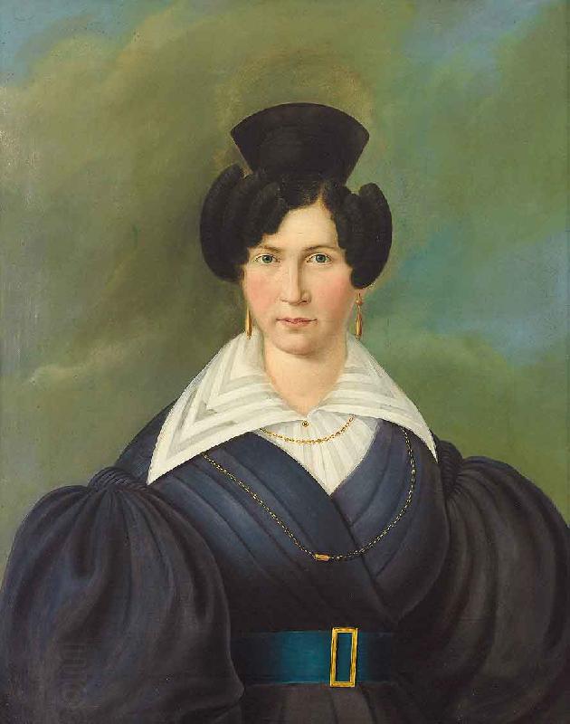 Anonymous Portrait of a lady oil painting picture