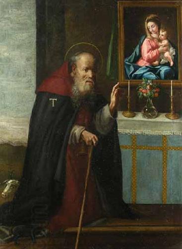 Anonymous Saint Anthony oil painting picture
