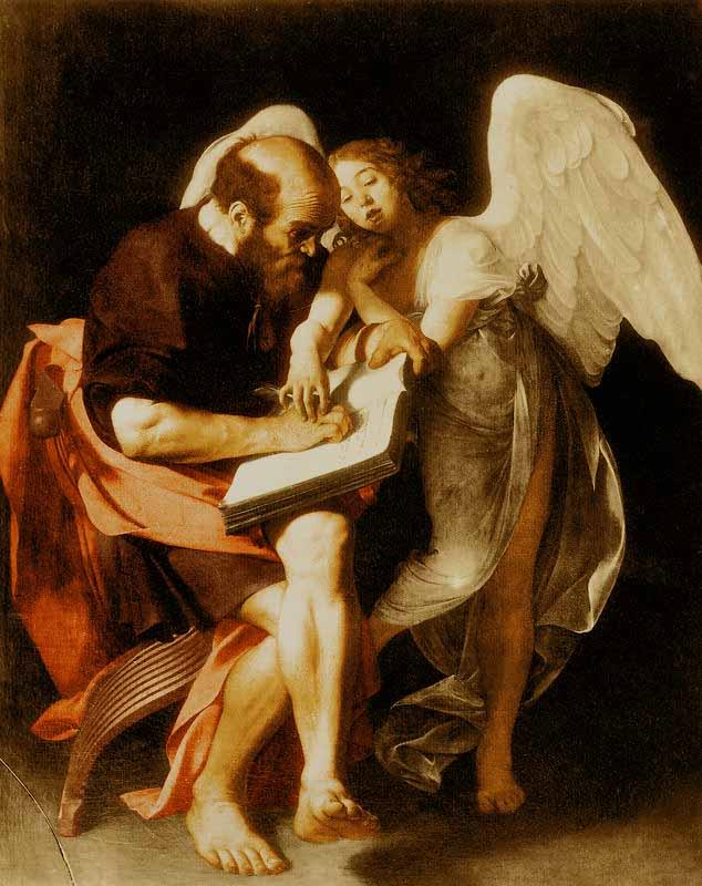 Caravaggio Saint Matthew and the Angel oil painting picture