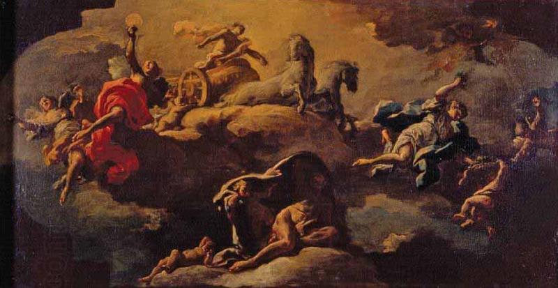 GUERCINO An allegory oil painting picture