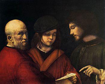 Giorgione The Three Ages of Man oil painting picture