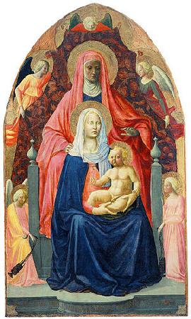 MASACCIO Virgin and Child with Saint Anne China oil painting art