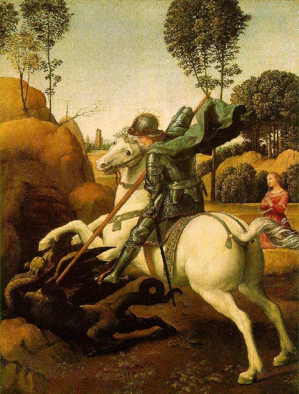 Raphael Saint George and the Dragon China oil painting art