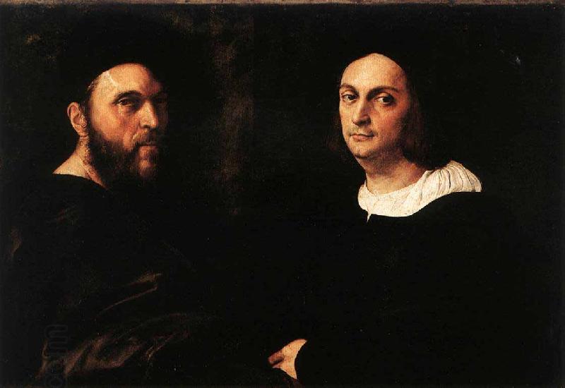 Raphael Portrait of Andrea Navagero and Agostino Beazzano China oil painting art