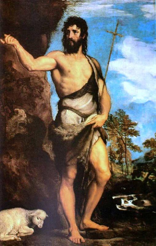 Titian Saint John the Baptist China oil painting art