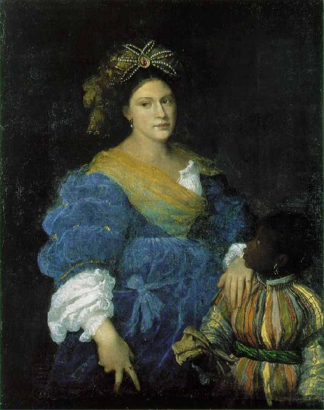 Titian Portrait of Laura Dianti China oil painting art