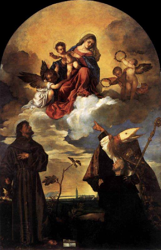 Titian Gozzi Altarpiece oil painting picture