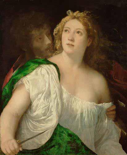 Titian Tarquin and Lucretia China oil painting art