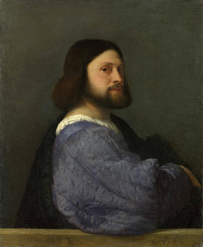 Titian A Man with a Quilted Sleeve oil painting picture