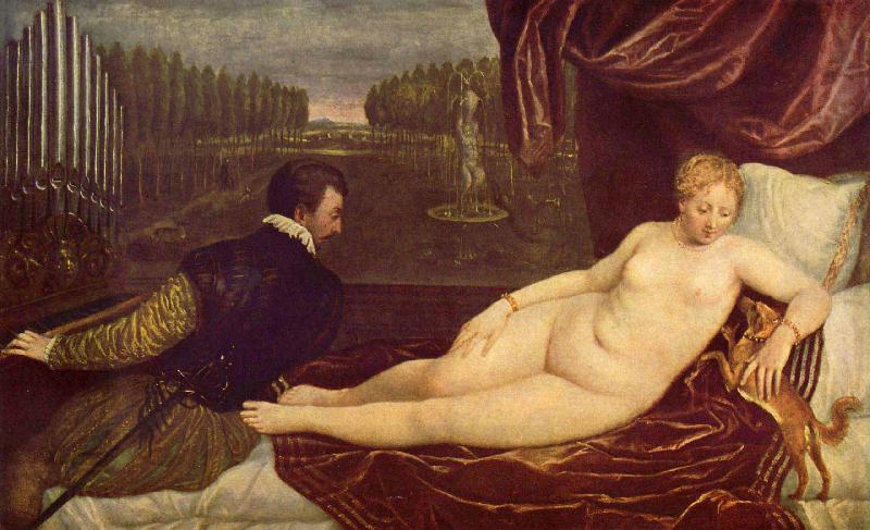 Titian Venus and Music China oil painting art