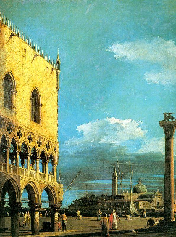 Canaletto The Piazzetta- Looking South China oil painting art