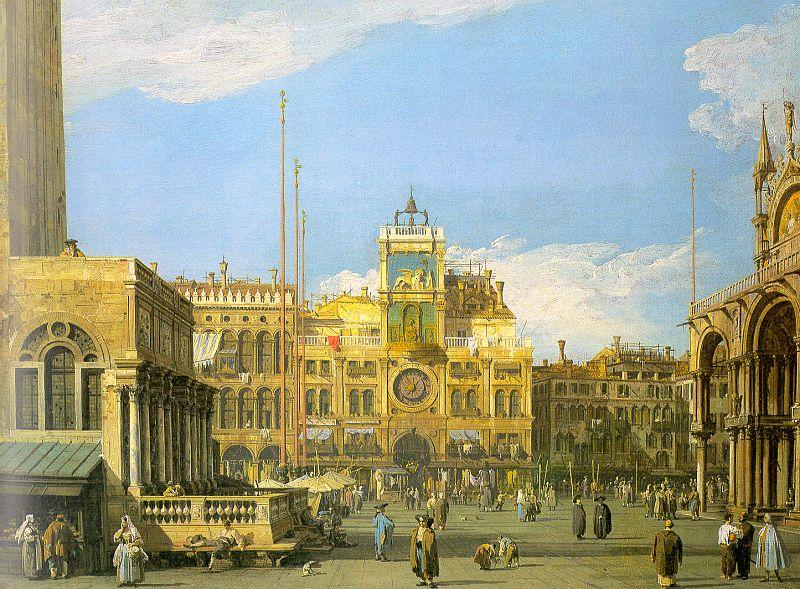 Canaletto Piazza San Marco- Looking North oil painting picture