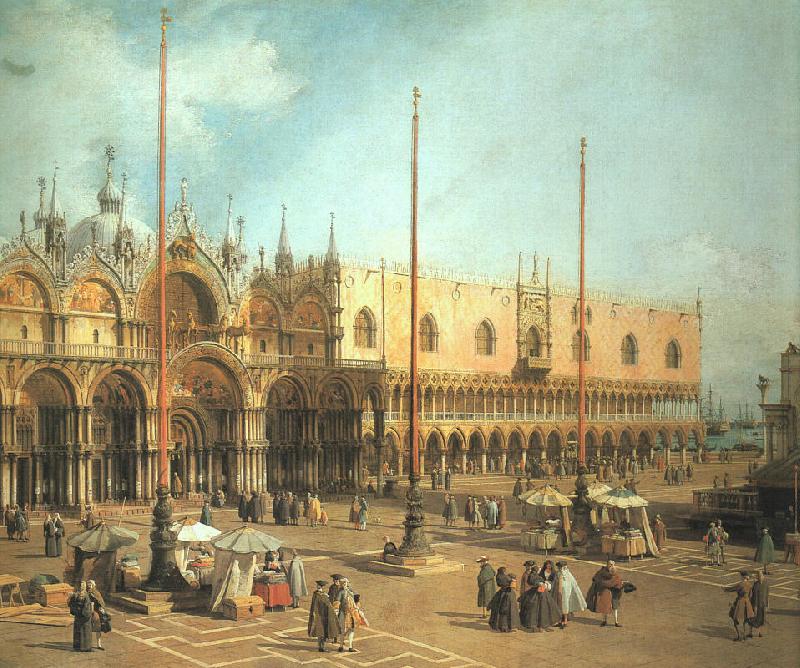 Canaletto Piazza San Marco- Looking Southeast oil painting picture